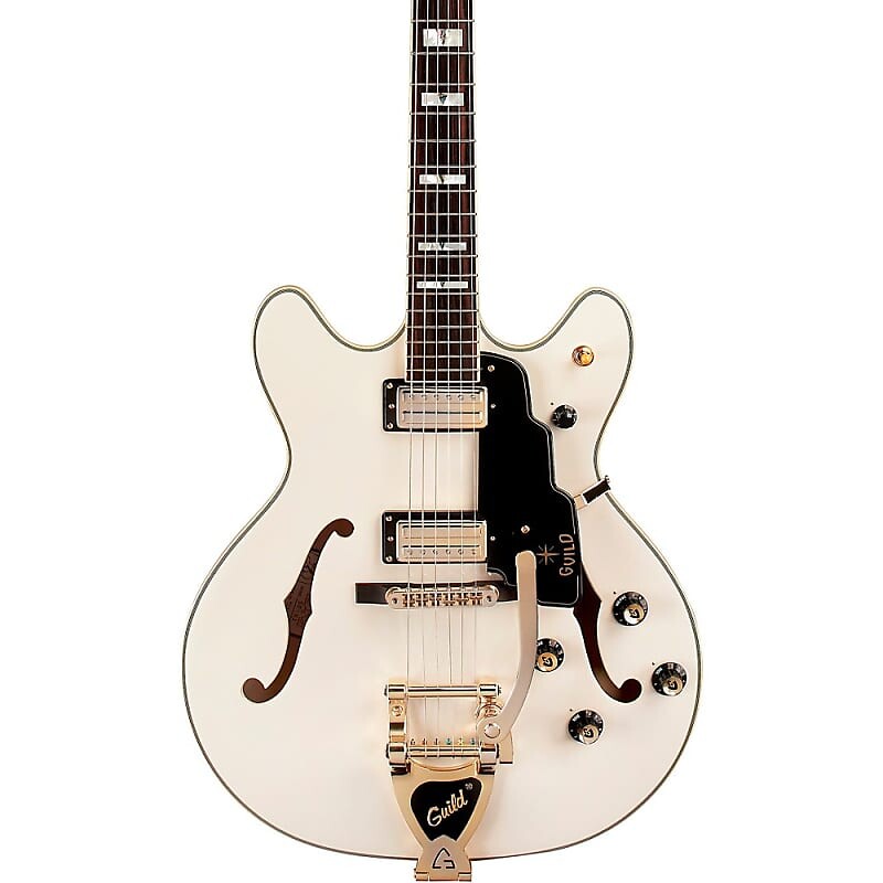 Электрогитара Guild Starfire VI Semi-Hollow Electric Guitar with Vibrato Tailpiece Snowcrest White
Электрогитара Guild Starfire VI Semi-Hollow Electric Guitar with Vibrato Tailpiece Snowcrest White