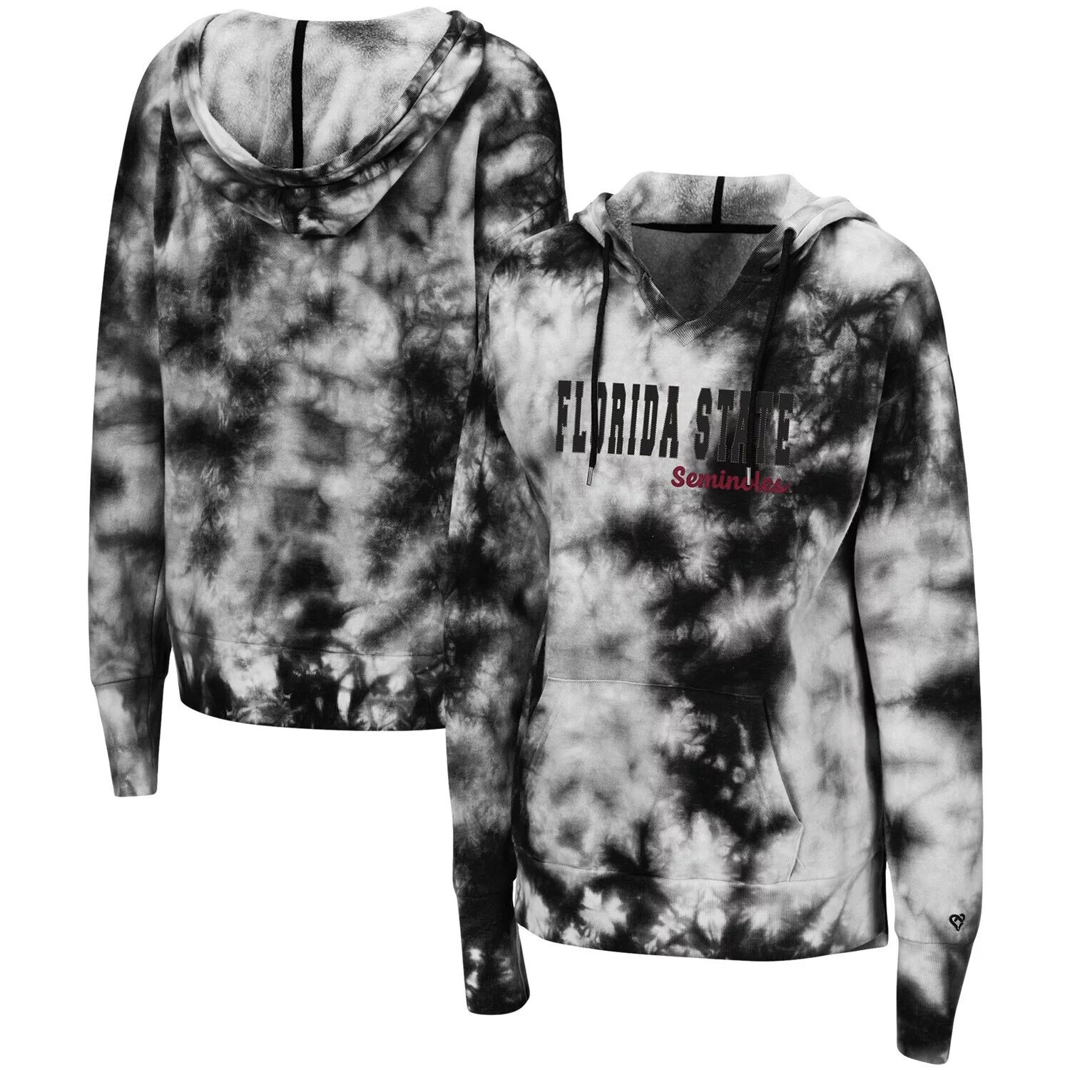 Женский пуловер с капюшоном Colosseum Black Florida State Seminoles Shavonee Tie Dye Colosseum
Женский пуловер с капюшоном Colosseum Black Florida State Seminoles Shavonee Tie Dye Colosseum