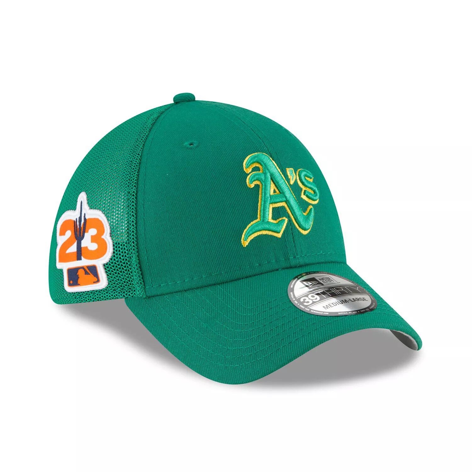 Мужская гибкая кепка New Era Green Oakland Athletics 2023, весенняя тренировка 39THIRTY
Мужская гибкая кепка New Era Green Oakland Athletics 2023, весенняя тренировка 39THIRTY