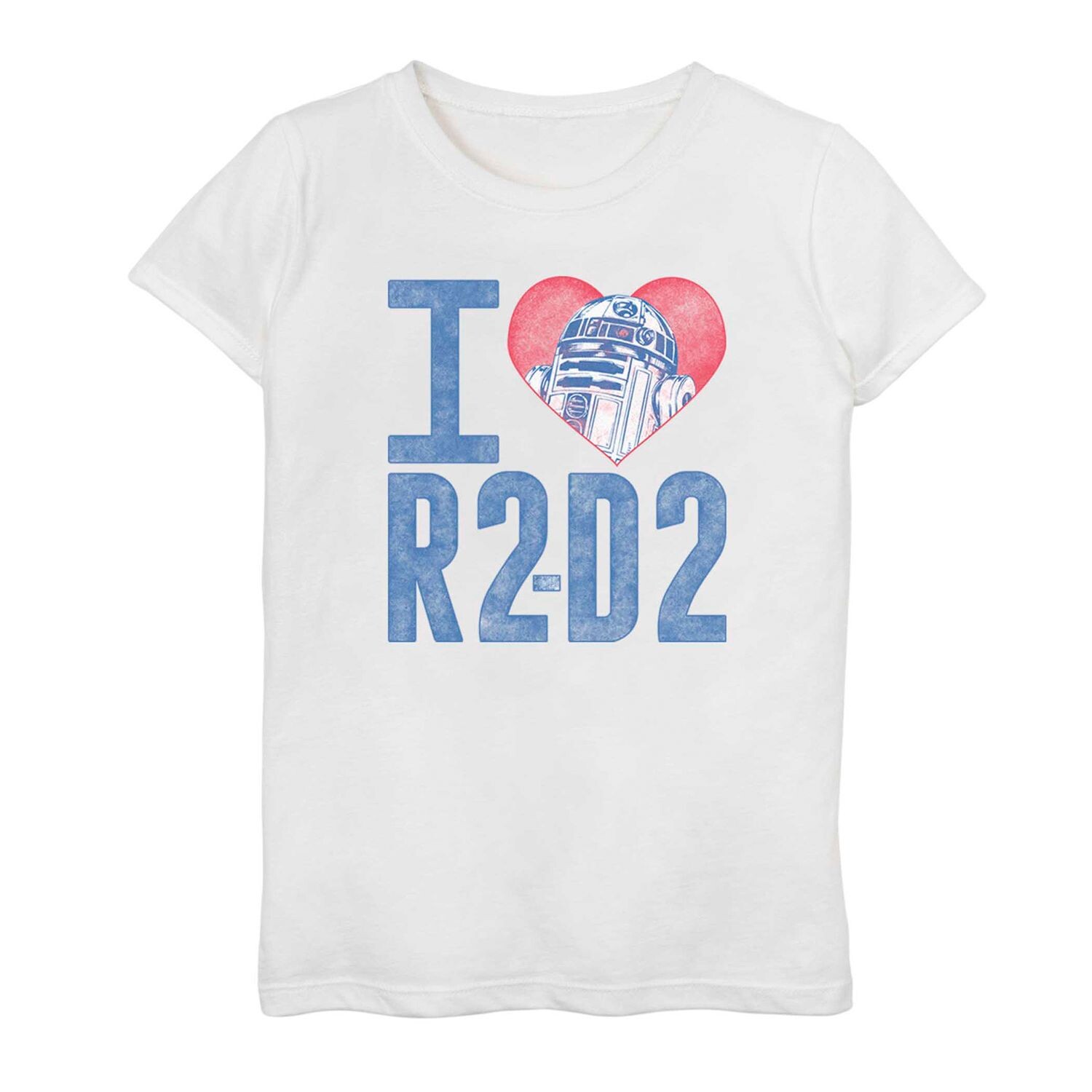 Футболка с потертым рисунком «I Love R2-D2» для девочек 7–16 лет «Звездные войны» Star Wars, белый
Футболка с потертым рисунком «I Love R2-D2» для девочек 7–16 лет «Звездные войны» Star Wars, белый