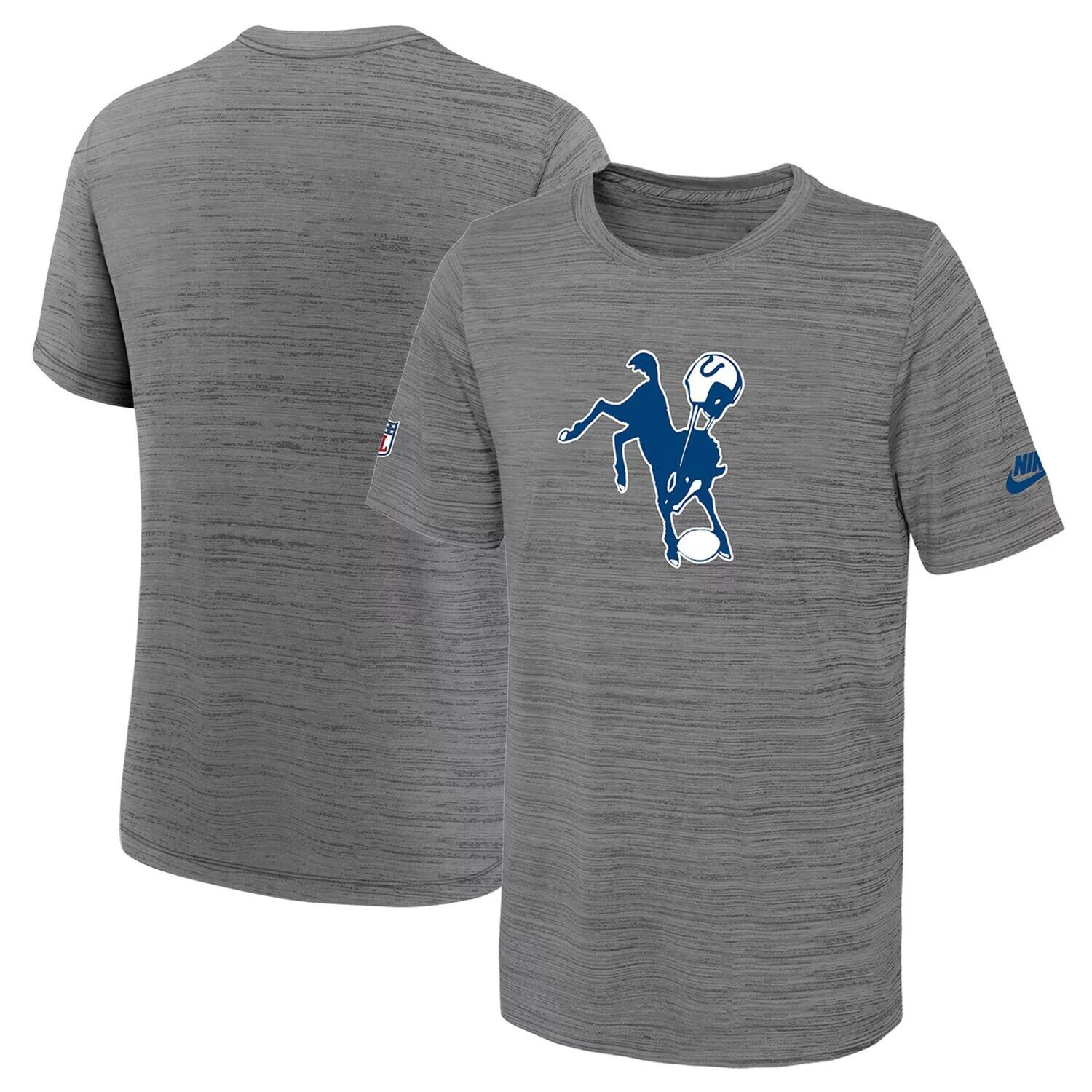 Молодежная футболка Nike Heather Grey Indianapolis Colts Indiana Nights Alternate Velocity Performance Nike
Молодежная футболка Nike Heather Grey Indianapolis Colts Indiana Nights Alternate Velocity Performance Nike