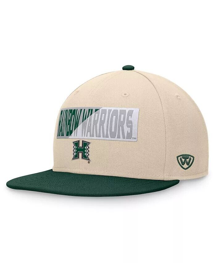Мужская коричнево-бежевая кепка Hawaii Rainbow Warriors Goalaso Snapback Top Of The World, белый
Мужская коричнево-бежевая кепка Hawaii Rainbow Warriors Goalaso Snapback Top Of The World, белый