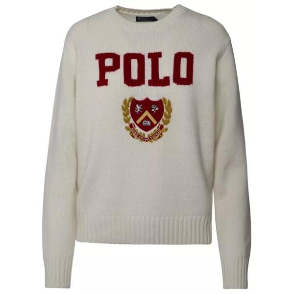 Свитер cream wool sweater Polo Ralph Lauren, мультиколор 
Свитер cream wool sweater Polo Ralph Lauren, мультиколор