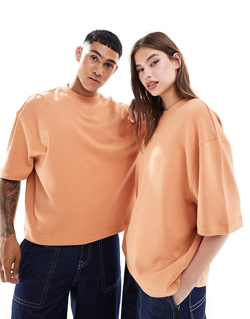 Оранжевая объемная футболка унисекс с круглым вырезом ASOS DESIGN Circular Design Collection
Оранжевая объемная футболка унисекс с круглым вырезом ASOS DESIGN Circular Design Collection