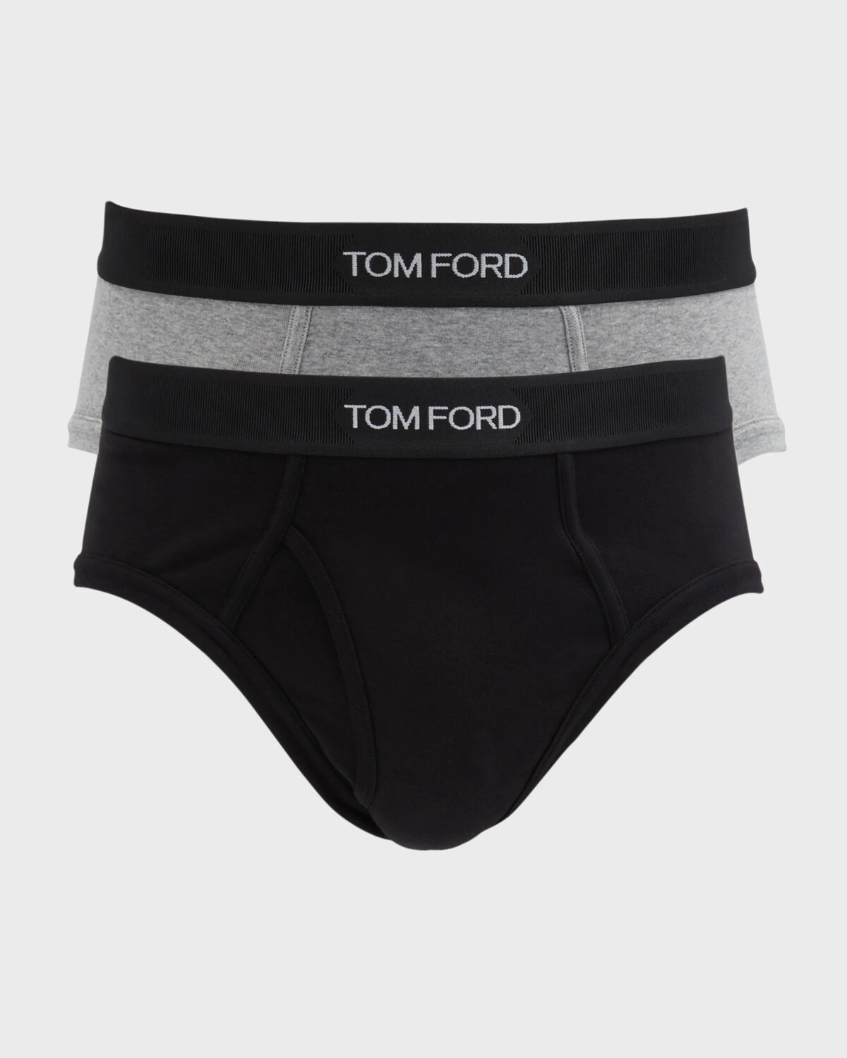 Мужские трусы из 2 пар однотонных трикотажных трусов с логотипом на талии Tom Ford, черный/серый
Мужские трусы из 2 пар однотонных трикотажных трусов с логотипом на талии Tom Ford, черный/серый
