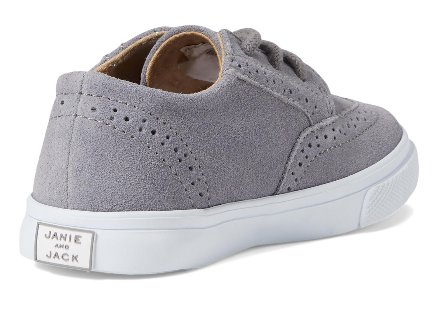 Кроссовки Janie and Jack Wing Tip Sneaker (Toddler/Little Kid/Big Kid), серый
Кроссовки Janie and Jack Wing Tip Sneaker (Toddler/Little Kid/Big Kid), серый