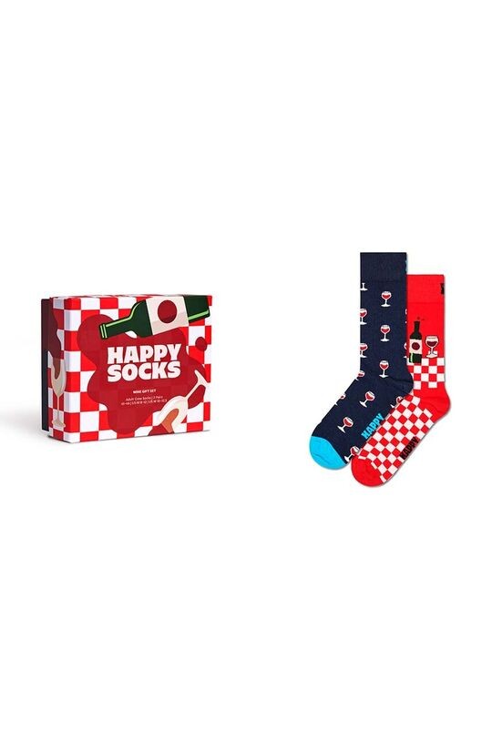GIFTBOX Подарочный набор из 2 штук с вином и 2 упаковки носков Happy Socks, мультиколор
GIFTBOX Подарочный набор из 2 штук с вином и 2 упаковки носков Happy Socks, мультиколор