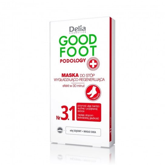 Разглаживающая и регенерирующая маска для ног, 10 мл + носки Delia Cosmetics, Good Foot Podology №3.1
Разглаживающая и регенерирующая маска для ног, 10 мл + носки Delia Cosmetics, Good Foot Podology №3.1