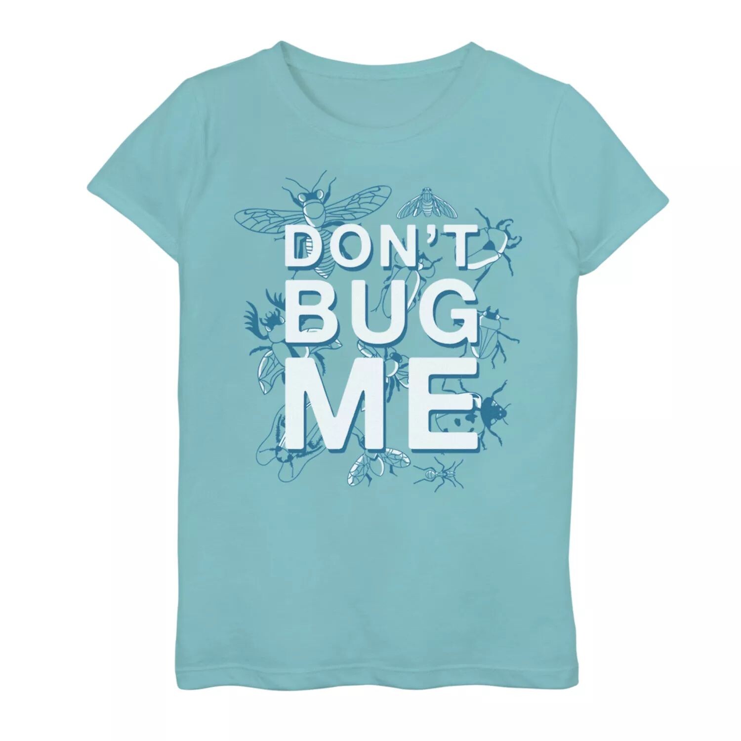 Футболка Don't Bug Me для девочек 7–16 лет с рисунком синей линии и рисунком Licensed Character
Футболка Don't Bug Me для девочек 7–16 лет с рисунком синей линии и рисунком Licensed Character