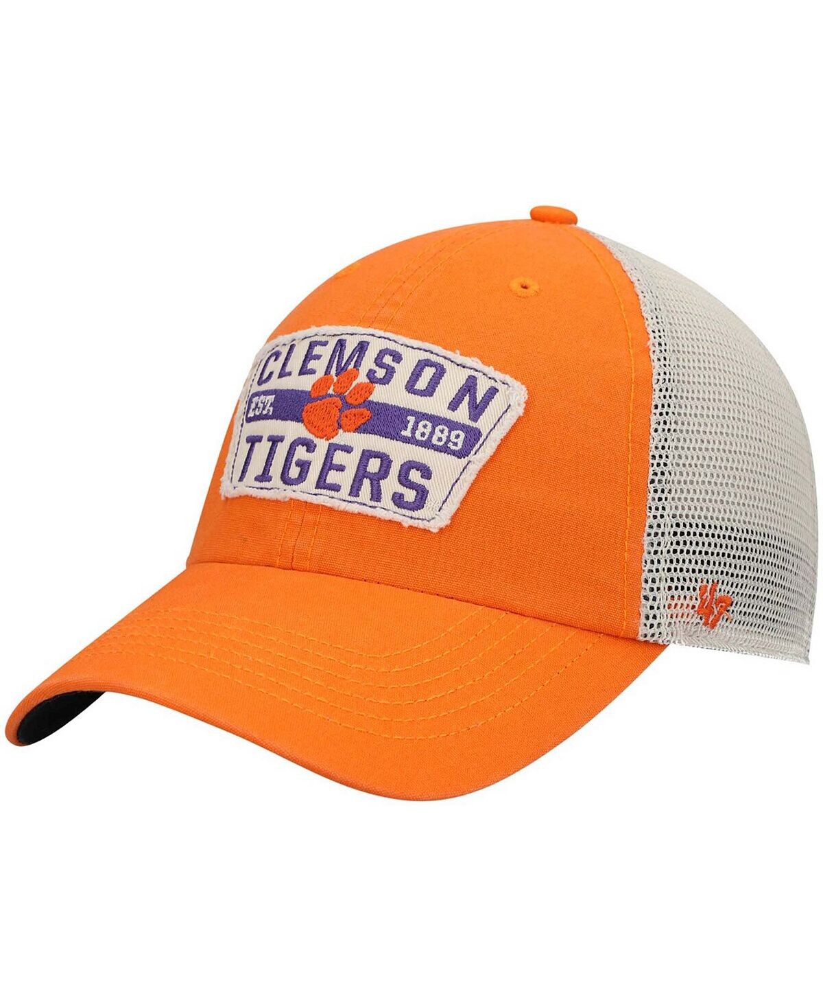 Мужская оранжевая кепка Clemson Tigers Crawford Clean Up Trucker Snapback '47 Brand
Мужская оранжевая кепка Clemson Tigers Crawford Clean Up Trucker Snapback '47 Brand