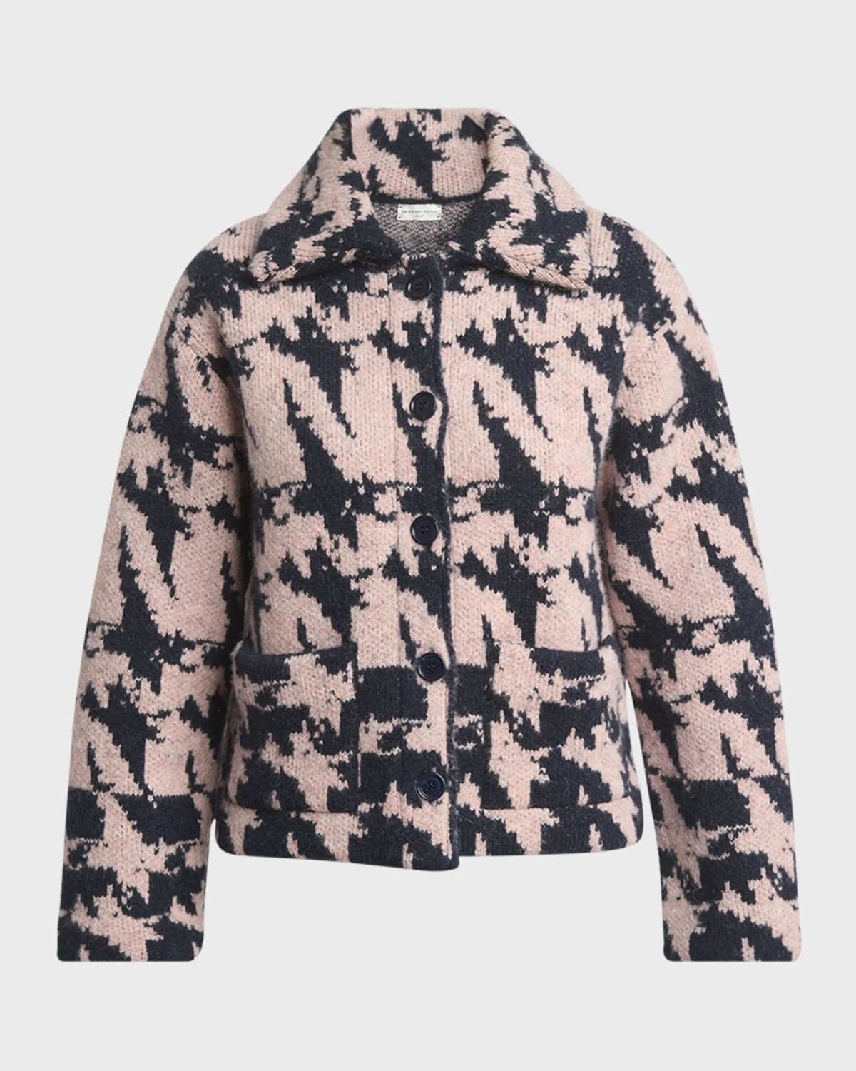 Кардиган шерстяной вязки Tesnim с узором "гусиные лапки" Dries Van Noten, темно-синий
Кардиган шерстяной вязки Tesnim с узором "гусиные лапки" Dries Van Noten, темно-синий
