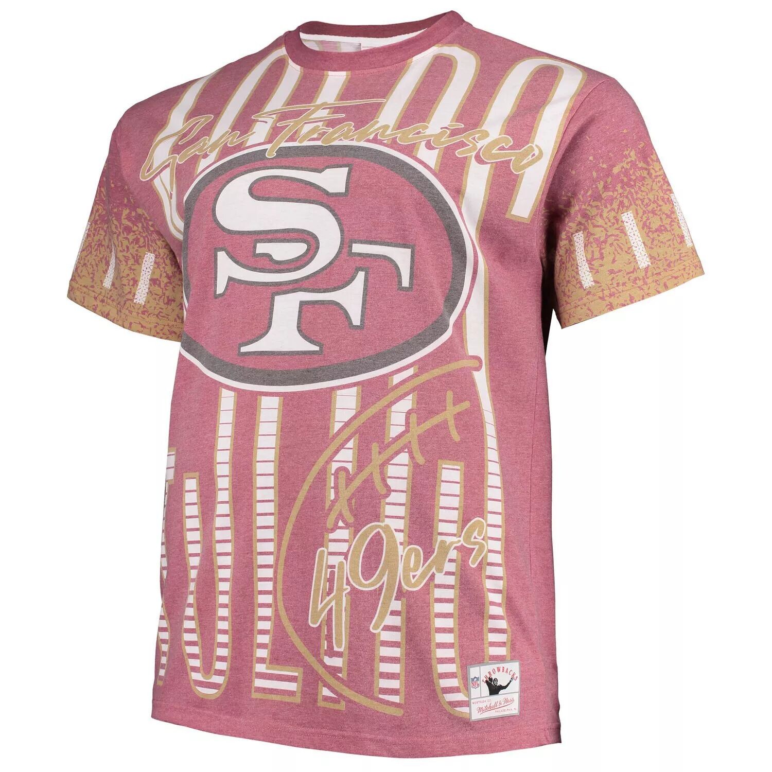 Мужская футболка Mitchell & Ness Scarlet San Francisco 49ers Jumbotron Big & Tall
Мужская футболка Mitchell & Ness Scarlet San Francisco 49ers Jumbotron Big & Tall