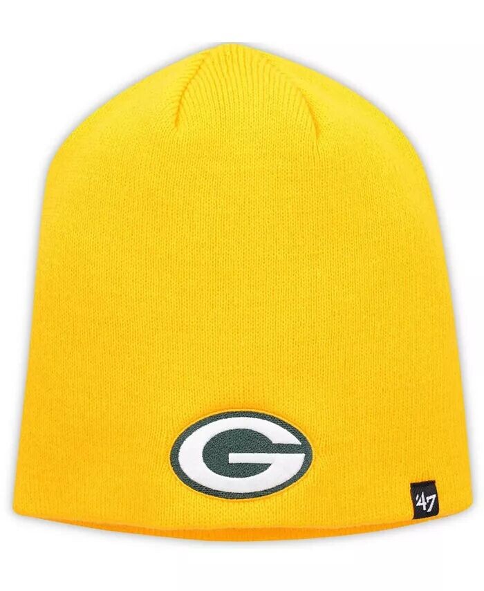Мужская золотистая вязаная шапка с логотипом Green Bay Packers Secondary '47 Brand, золотой
Мужская золотистая вязаная шапка с логотипом Green Bay Packers Secondary '47 Brand, золотой