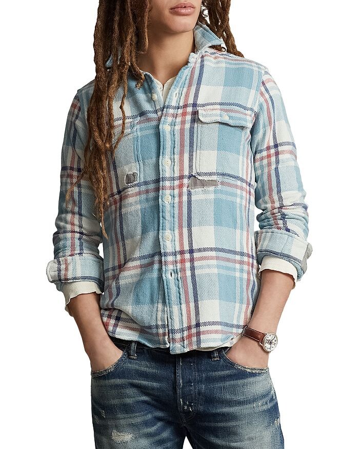 Рубашка классического кроя с длинным рукавом и эффектом потертости Polo Ralph Lauren
Рубашка классического кроя с длинным рукавом и эффектом потертости Polo Ralph Lauren