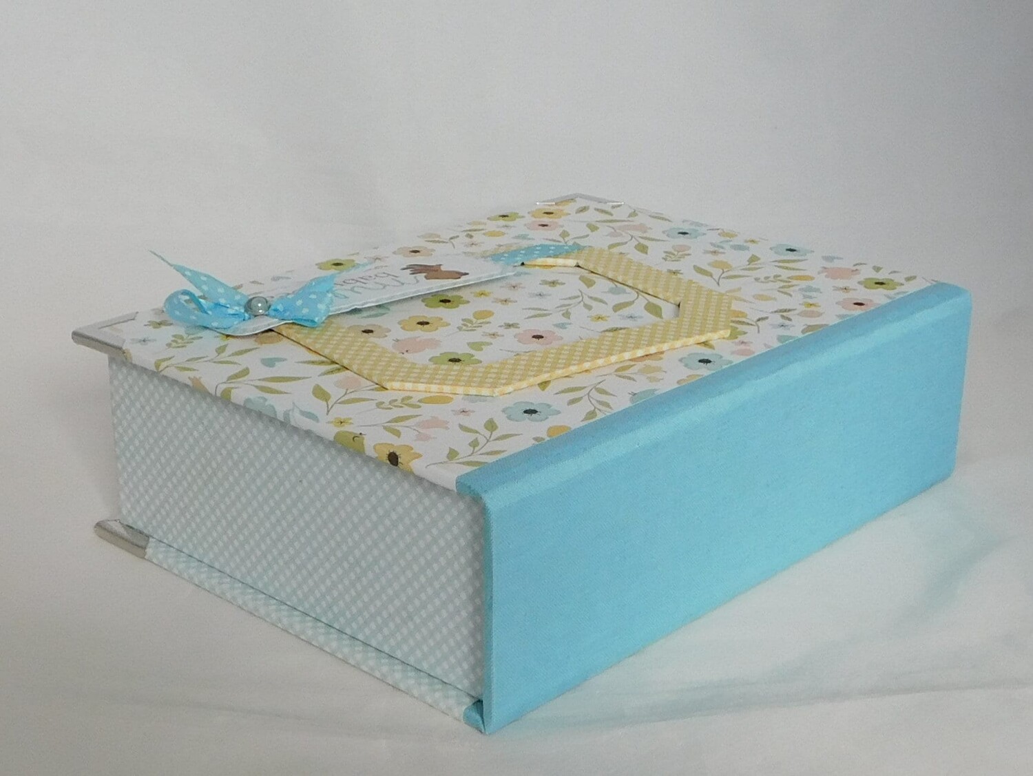 Niedliche Klappbox für Babys Fotorahmen Schachtel Fotokiste Geschenkverpackung Erinnerung Schatzkiste Sammelbox Taufgeschenk blau für Jungen
Niedliche Klappbox für Babys Fotorahmen Schachtel Fotokiste Geschenkverpackung Erinnerung Schatzkiste Sammelbox Taufgeschenk blau für Jungen
