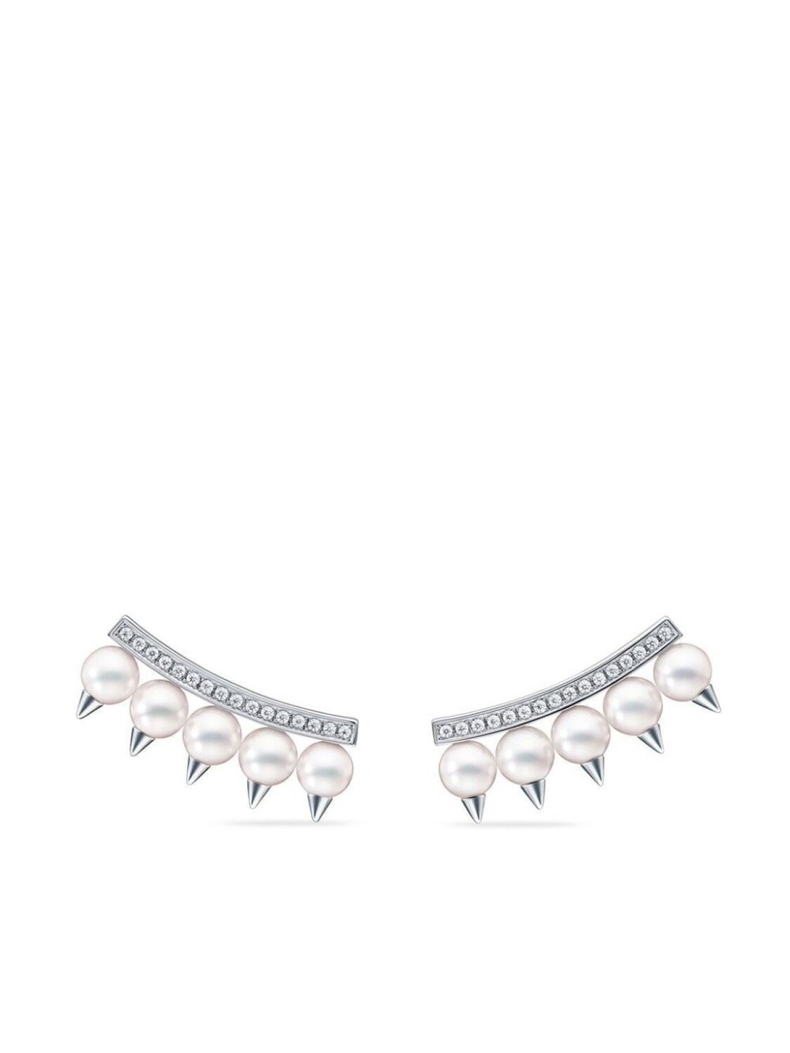 Серьги Collection Line Danger из белого золота с бриллиантами TASAKI, серебряный
Серьги Collection Line Danger из белого золота с бриллиантами TASAKI, серебряный