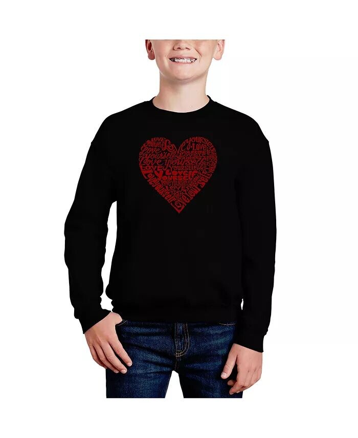 Love Yourself — толстовка с круглым вырезом Big Boy's Word Art La Pop Art, красный
Love Yourself — толстовка с круглым вырезом Big Boy's Word Art La Pop Art, красный