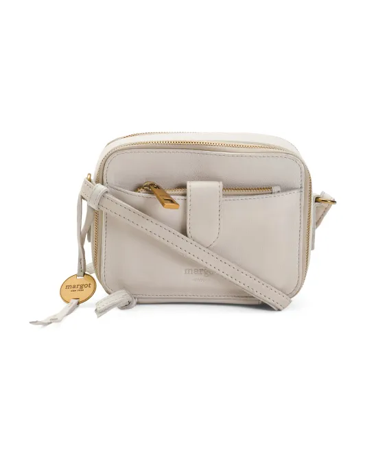 Кожаное плечо через плечо Елена со съемным футляром для визиток Margot, цвет Vanilla
Кожаное плечо через плечо Елена со съемным футляром для визиток Margot, цвет Vanilla