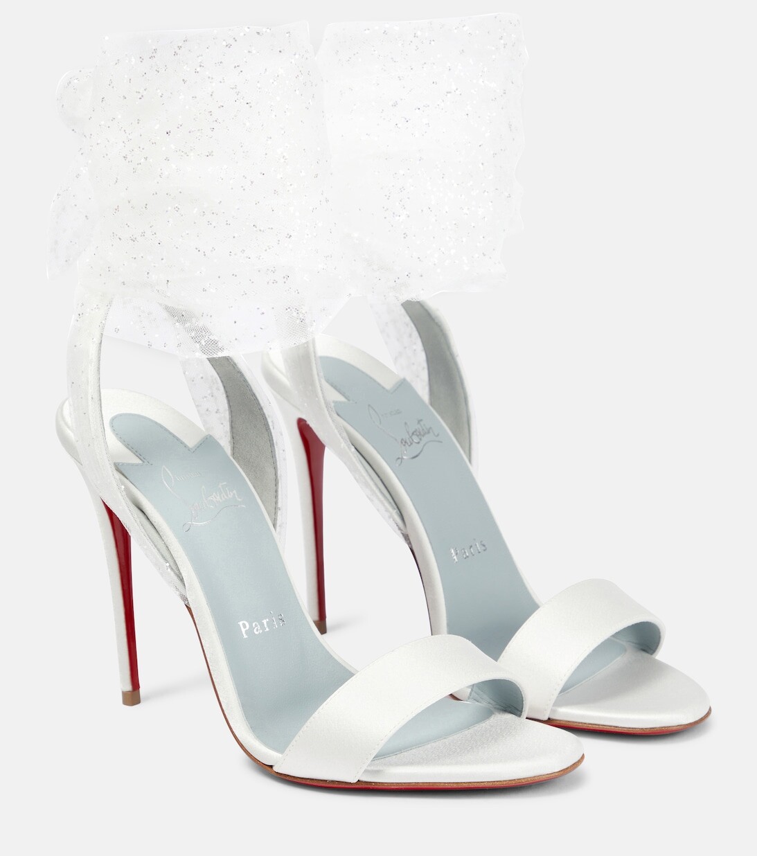 Сандалии Sandale du Désert 100 из атласного крепа с украшением Christian Louboutin, белый
Сандалии Sandale du Désert 100 из атласного крепа с украшением Christian Louboutin, белый