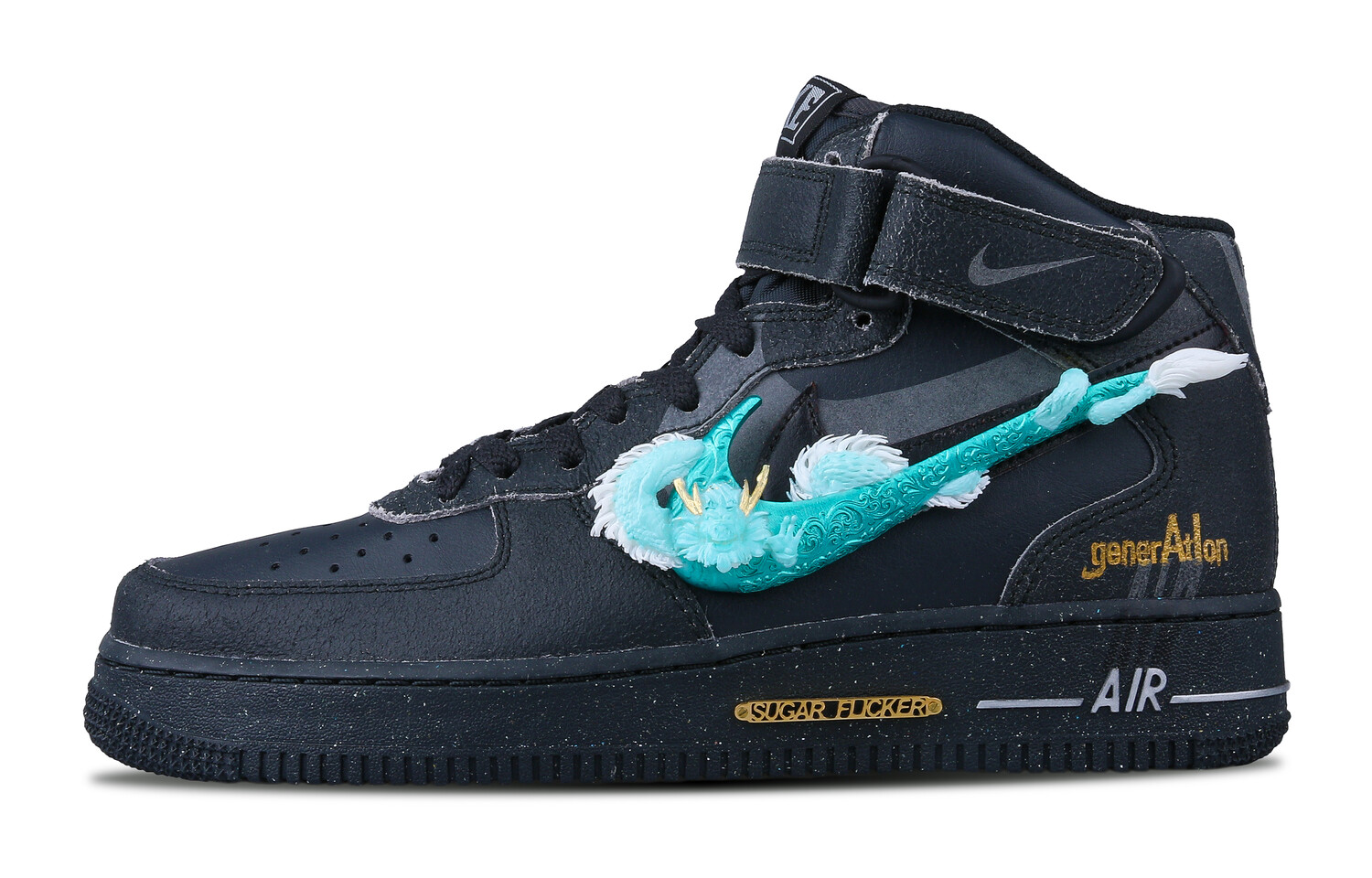 Кроссовки Nike Air Force 1 Skateboarding Shoes Men Mid-top Black/green, черный
Кроссовки Nike Air Force 1 Skateboarding Shoes Men Mid-top Black/green, черный