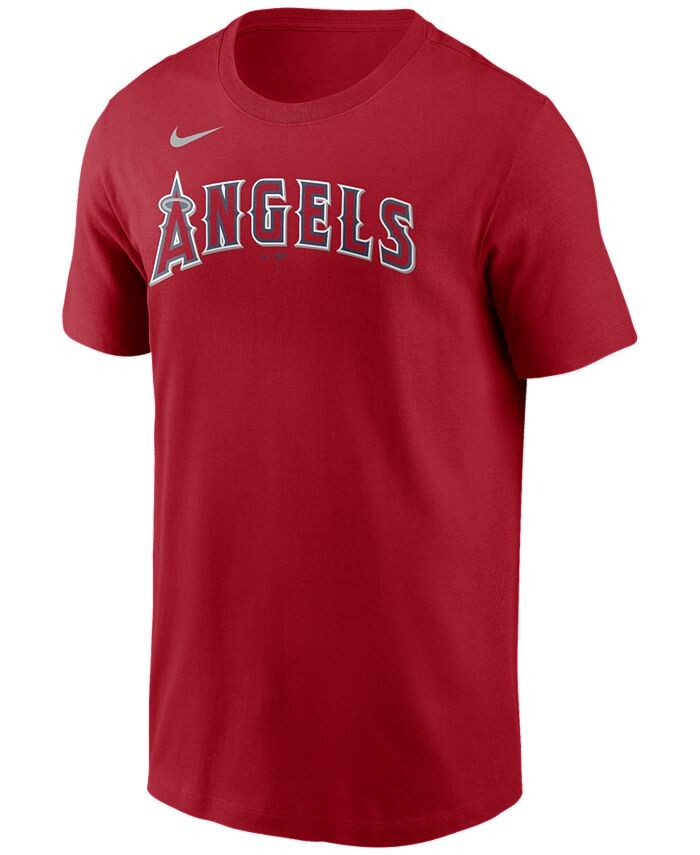Мужская футболка с надписью Los Angeles Angels и логотипом-галочкой Nike, красный
Мужская футболка с надписью Los Angeles Angels и логотипом-галочкой Nike, красный