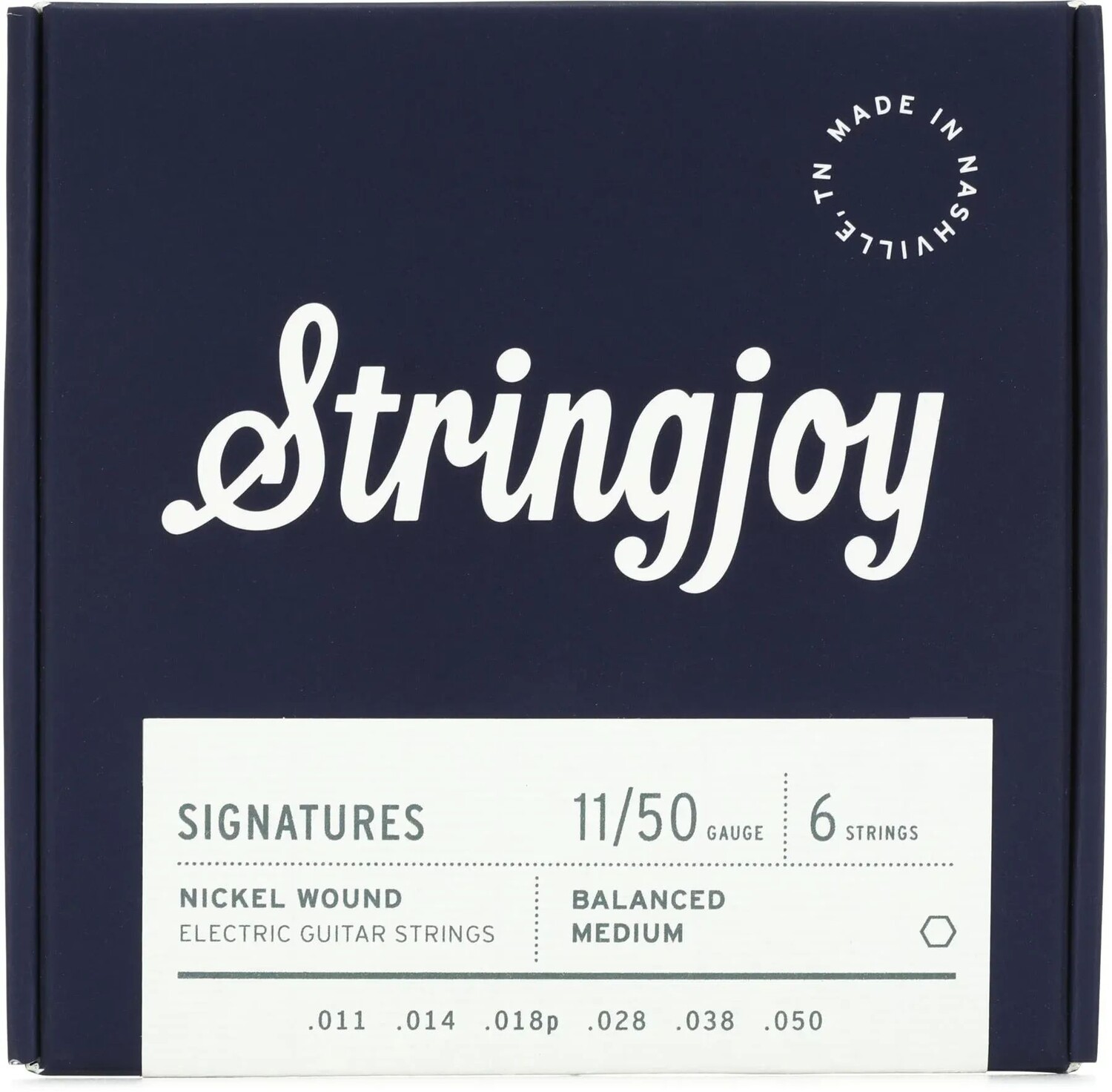 Stringjoy Signatures Сбалансированные струны для электрогитары с никелированной обмоткой — средний калибр (.011–.050)
Stringjoy Signatures Сбалансированные струны для электрогитары с никелированной обмоткой — средний калибр (.011–.050)