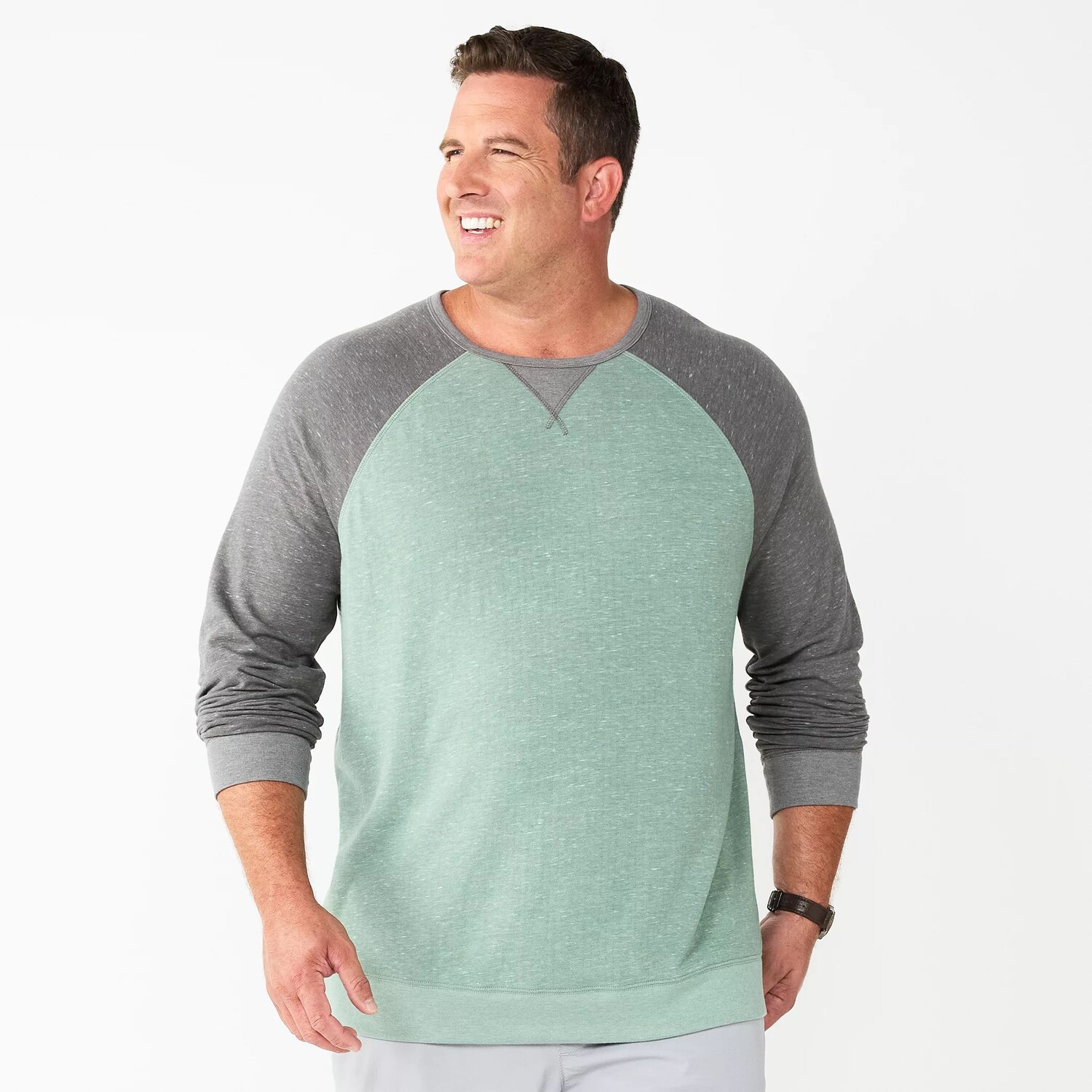 Супермягкая футболка двойной вязки Big & Tall с круглым вырезом Sonoma Goods For Life
Супермягкая футболка двойной вязки Big & Tall с круглым вырезом Sonoma Goods For Life