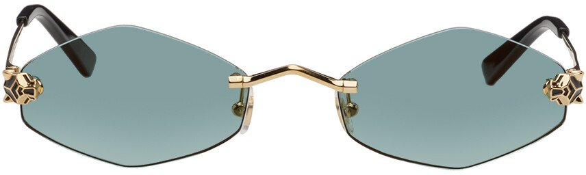 Золотые солнцезащитные очки Panthere de Cartier Cartier, цвет Gold/Gold/Green
Золотые солнцезащитные очки Panthere de Cartier Cartier, цвет Gold/Gold/Green