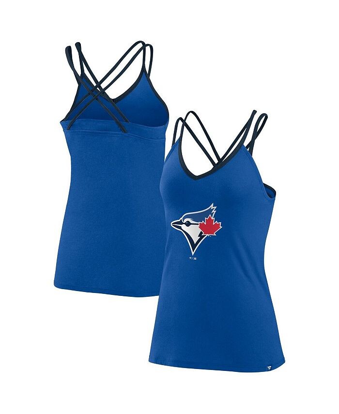 Женская фирменная майка Royal Toronto Blue Jays Barrel It с v-образным вырезом и перекрестной спиной Fanatics, синий
Женская фирменная майка Royal Toronto Blue Jays Barrel It с v-образным вырезом и перекрестной спиной Fanatics, синий