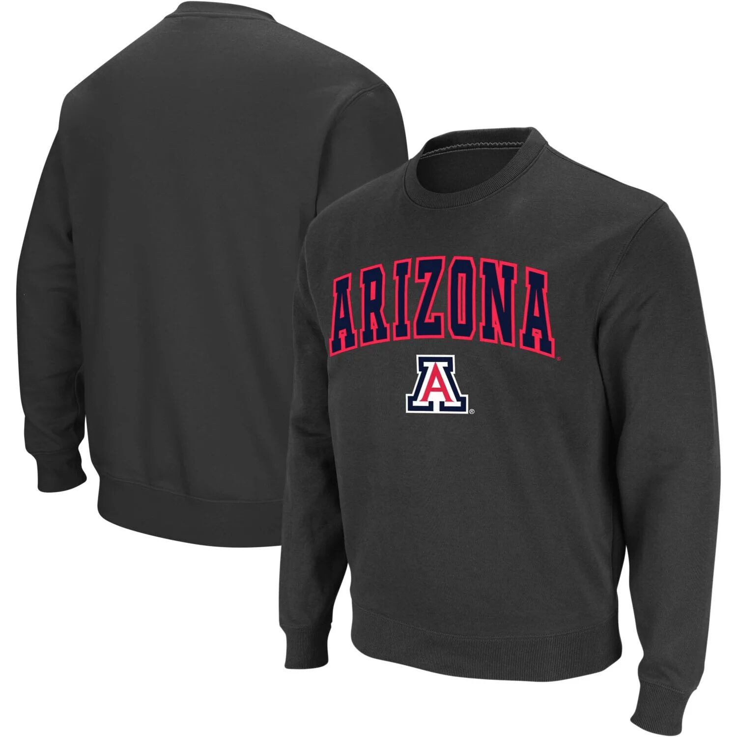 Мужской темно-серый свитшот с круглым вырезом Arizona Wildcats Arch & Logo Colosseum
Мужской темно-серый свитшот с круглым вырезом Arizona Wildcats Arch & Logo Colosseum