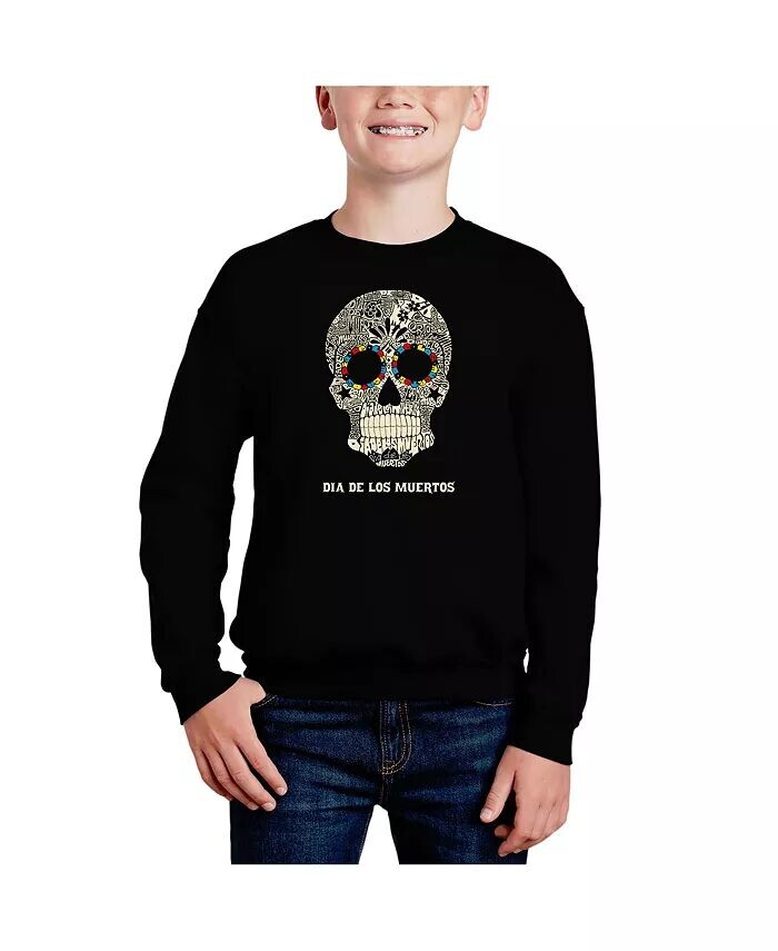 Dia De Los Muertos — толстовка с круглым вырезом Big Boy's Word Art La Pop Art, черный
Dia De Los Muertos — толстовка с круглым вырезом Big Boy's Word Art La Pop Art, черный