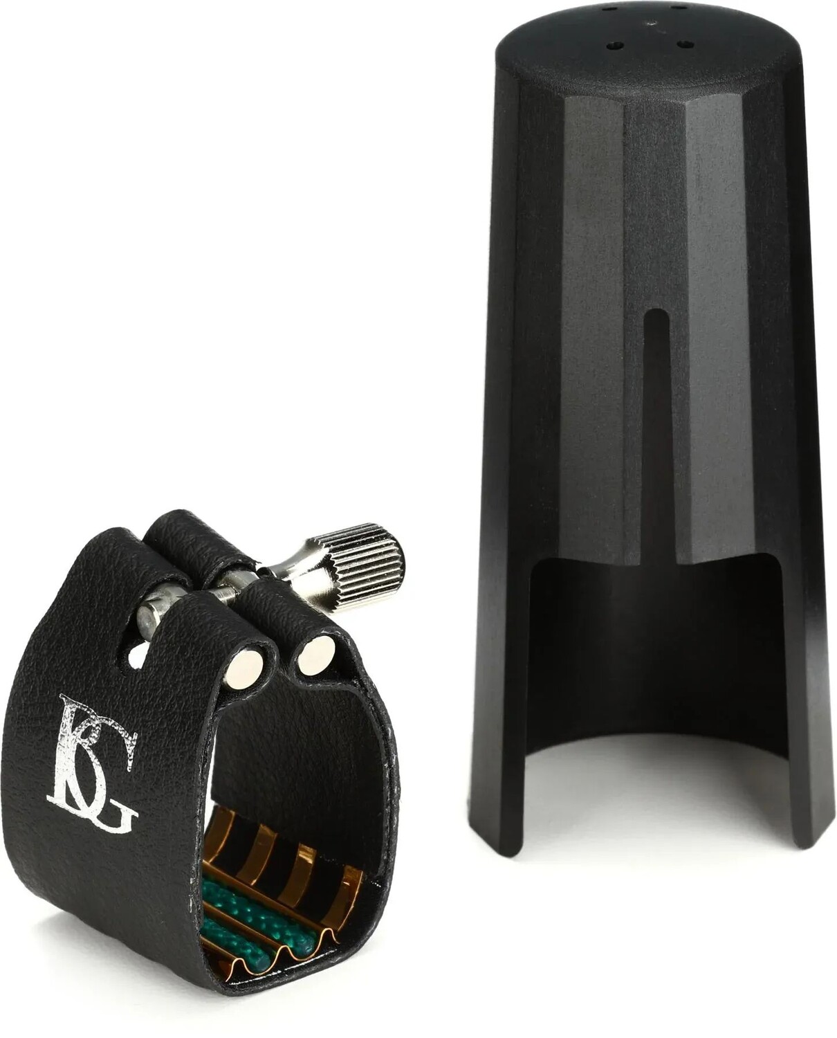 Лигатура для бас-кларнета BG L9SR Super Revelation — черная ткань с золотой металлической пластиной
Лигатура для бас-кларнета BG L9SR Super Revelation — черная ткань с золотой металлической пластиной