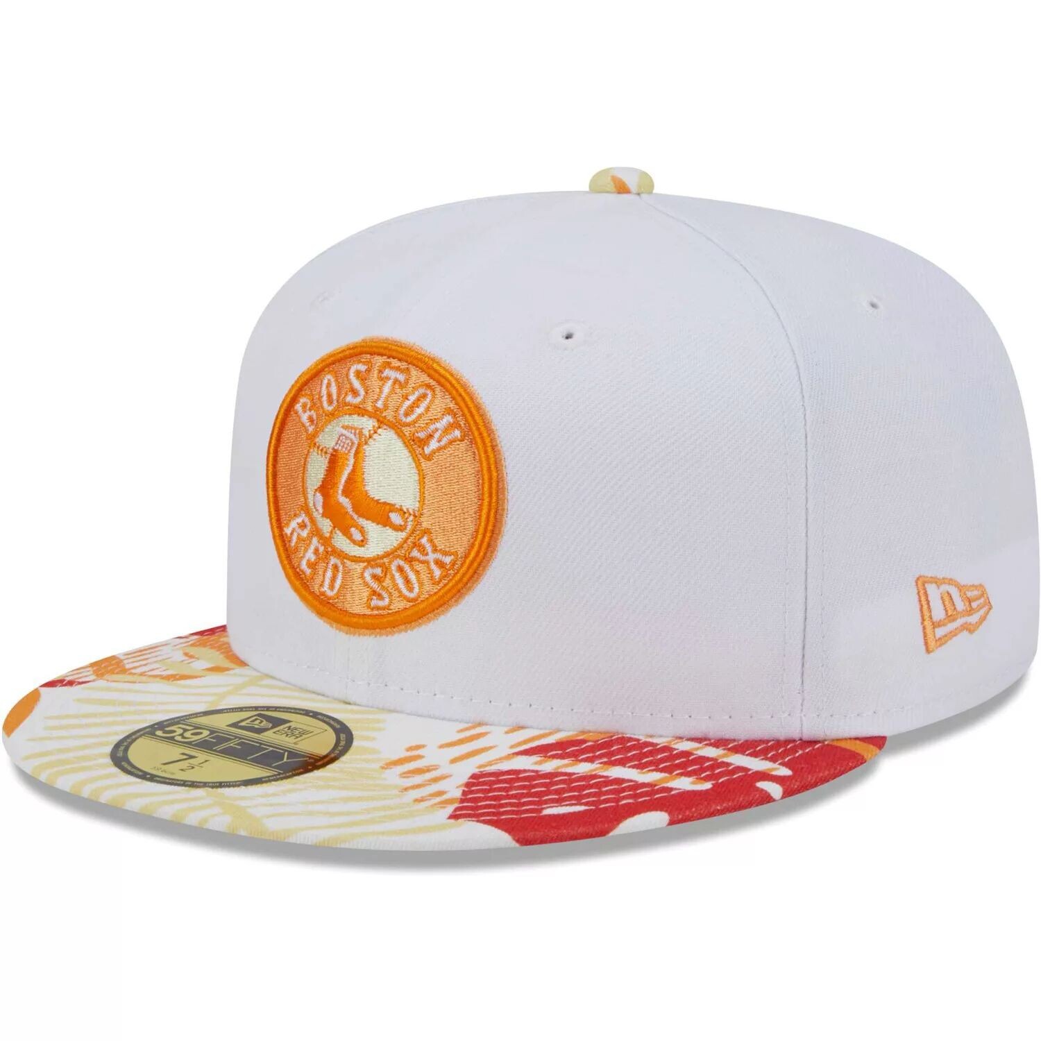 Мужская приталенная кепка New Era белого/оранжевого цвета Boston Red Sox Flamingo 59FIFTY
Мужская приталенная кепка New Era белого/оранжевого цвета Boston Red Sox Flamingo 59FIFTY