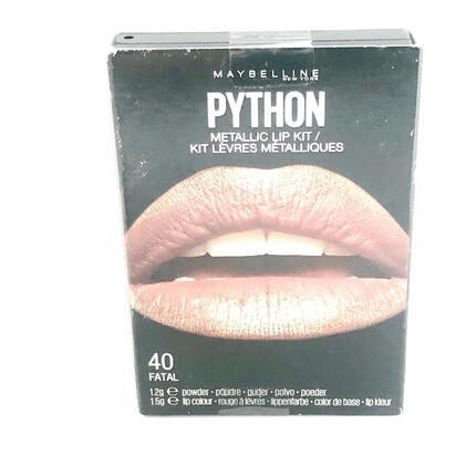Набор для губ Maybelline Python Metallic Lip Kit Fatal 40 Brown & Bronze, Maybelline New York
Набор для губ Maybelline Python Metallic Lip Kit Fatal 40 Brown & Bronze, Maybelline New York
