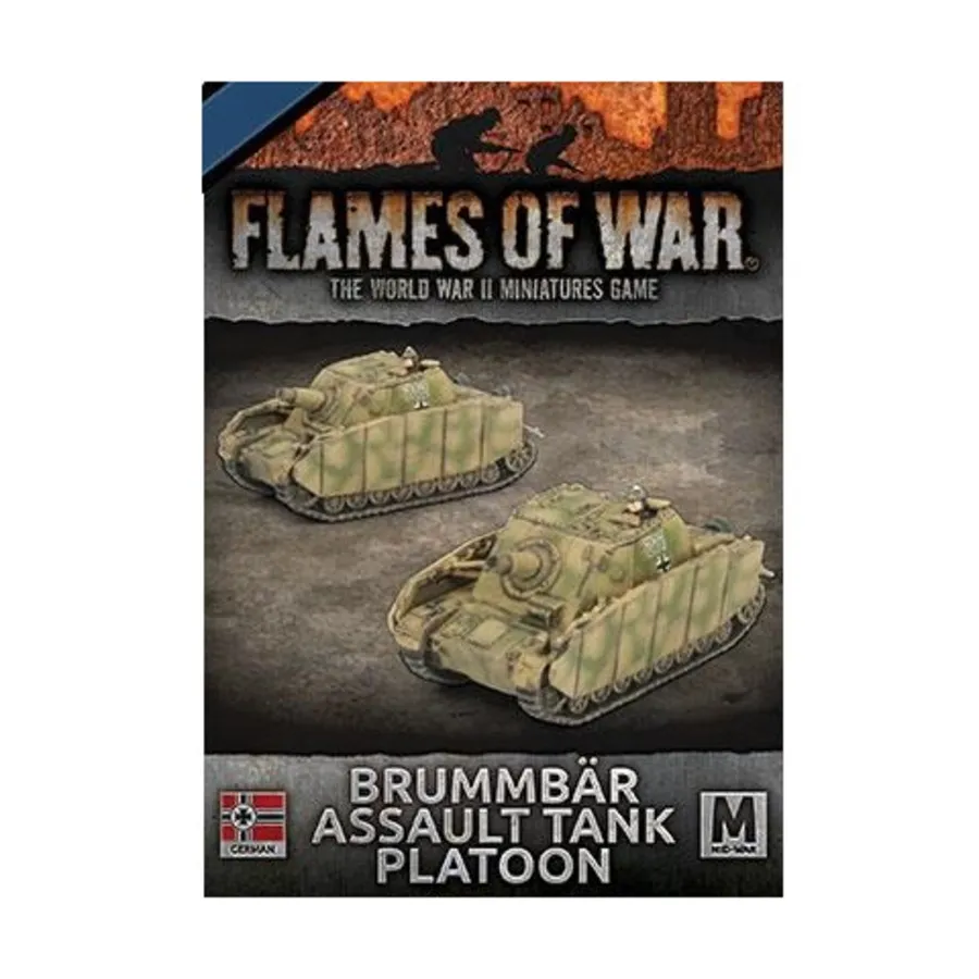 Взвод штурмовых танков «Брумбар», Flames of War - WWII - German - Tanks (4th Edition)
Взвод штурмовых танков «Брумбар», Flames of War - WWII - German - Tanks (4th Edition)
