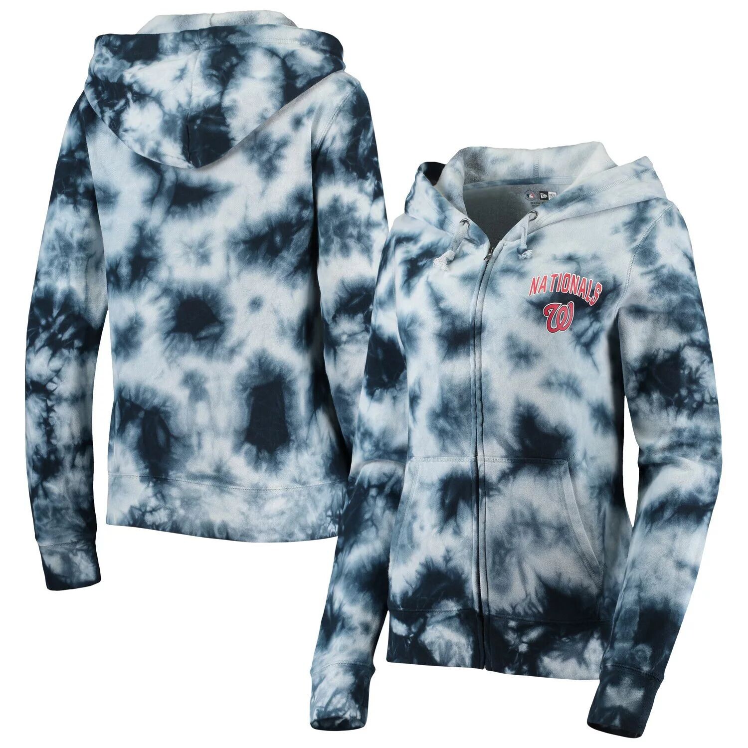 Женская флисовая толстовка с молнией во всю длину New Era Navy Washington Nationals Tie-Dye New Era
Женская флисовая толстовка с молнией во всю длину New Era Navy Washington Nationals Tie-Dye New Era