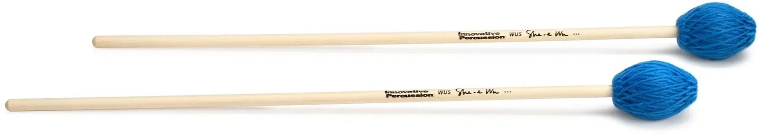 Innovative Percussion WU5 She-e Wu Hard Marimba Mallets - Electric Blue Yarn - Birch
Innovative Percussion WU5 She-e Wu Hard Marimba Mallets - Electric Blue Yarn - Birch