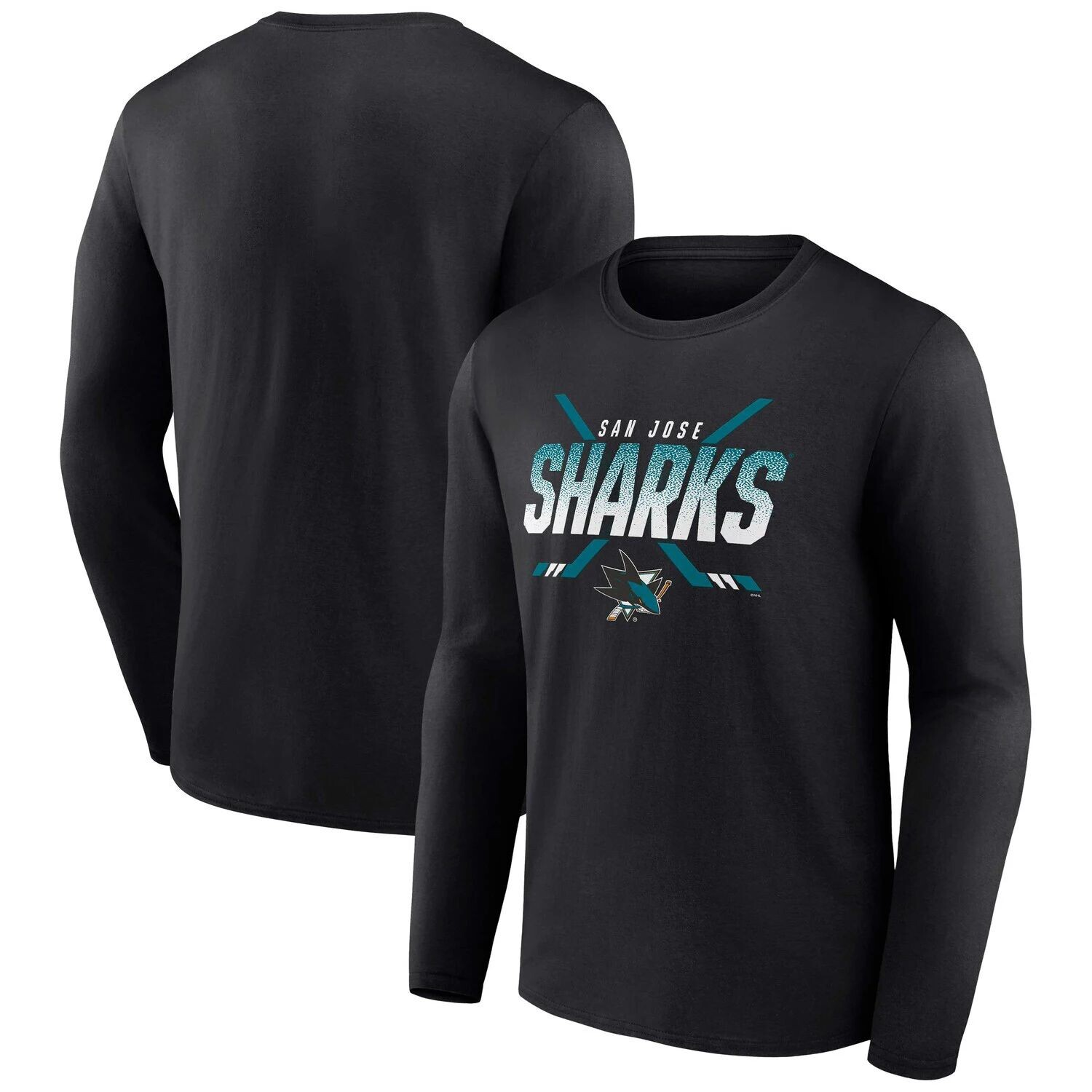 Мужская черная фирменная футболка с длинным рукавом San Jose Sharks Covert Fanatics
Мужская черная фирменная футболка с длинным рукавом San Jose Sharks Covert Fanatics
