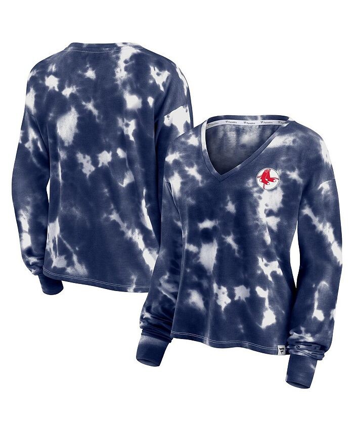 Женская бело-темно-синяя укороченная футболка Boston Red Sox Tie Dye с V-образным вырезом Fanatics, мультиколор
Женская бело-темно-синяя укороченная футболка Boston Red Sox Tie Dye с V-образным вырезом Fanatics, мультиколор