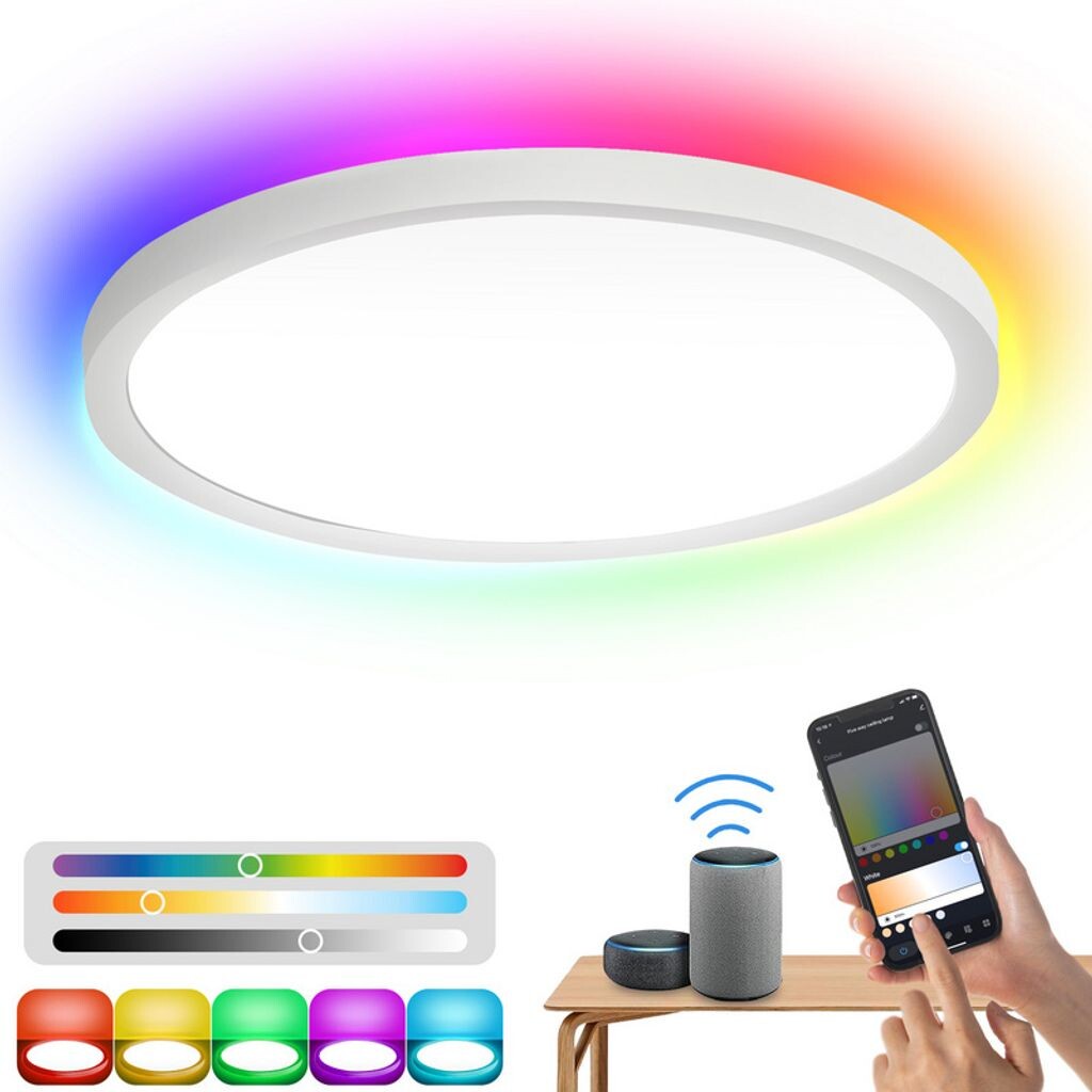 Интеллектуальный светодиодный потолочный светильник TolleTour 24 Вт с RGB 2700K-6500K Bluetooth IP44 для современной кухни с регулируемой яркостью, белый
Интеллектуальный светодиодный потолочный светильник TolleTour 24 Вт с RGB 2700K-6500K Bluetooth IP44 для современной кухни с регулируемой яркостью, белый