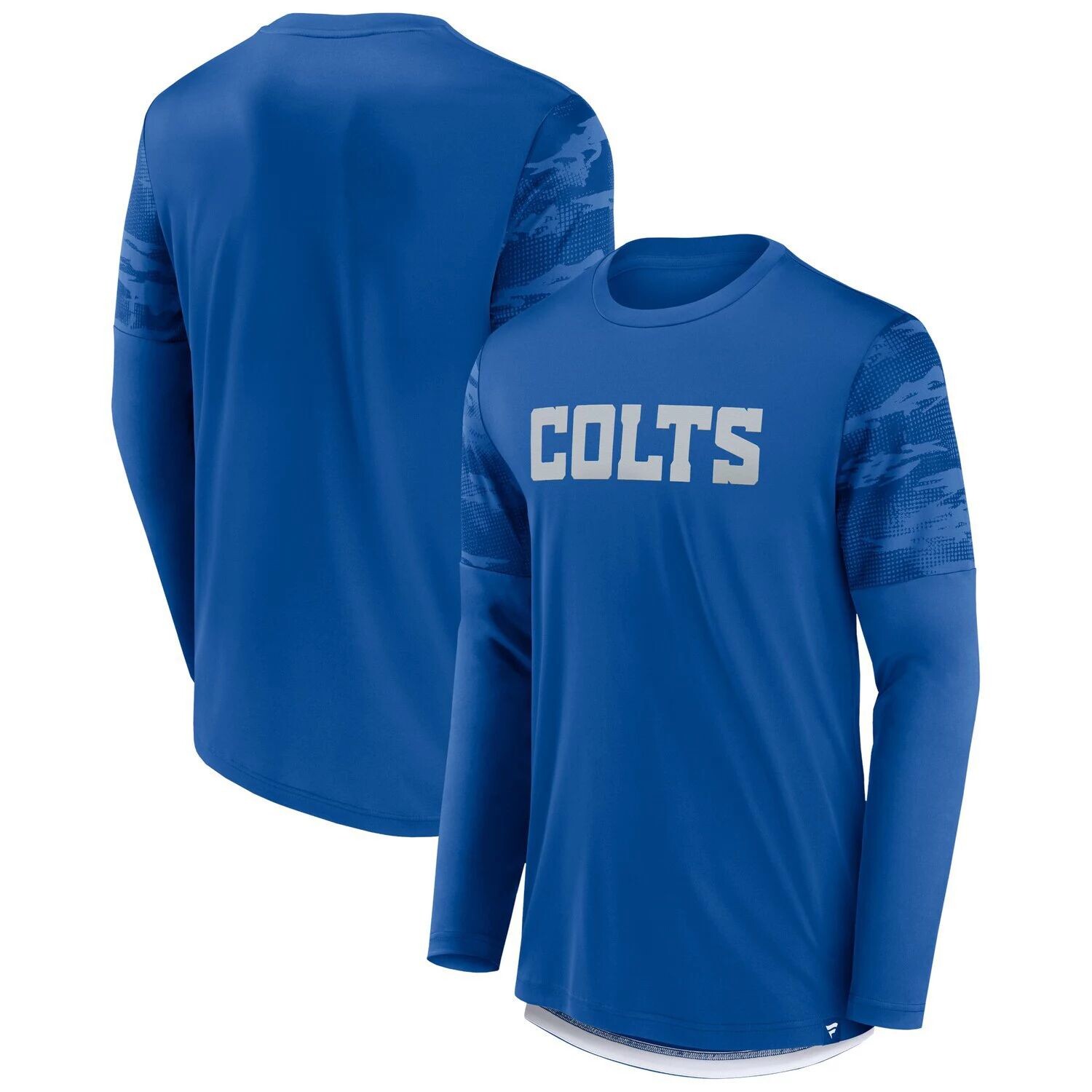 Мужская футболка Fanatics Royal/белая с квадратными вырезами и длинными рукавами Indianapolis Colts
Мужская футболка Fanatics Royal/белая с квадратными вырезами и длинными рукавами Indianapolis Colts