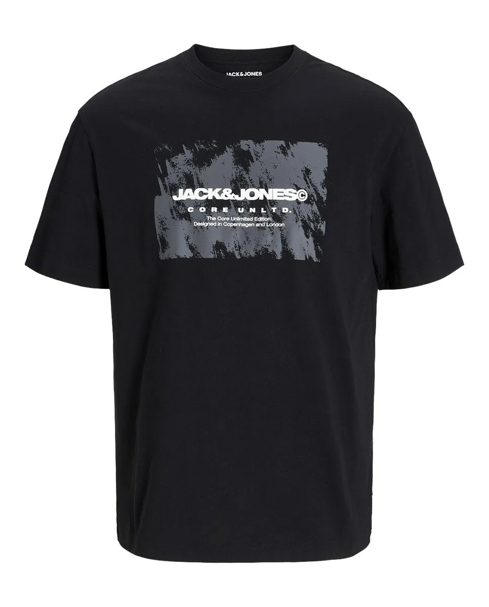 Мужская футболка с принтом спереди, круглым вырезом и коротким рукавом Jack & Jones, черный
Мужская футболка с принтом спереди, круглым вырезом и коротким рукавом Jack & Jones, черный