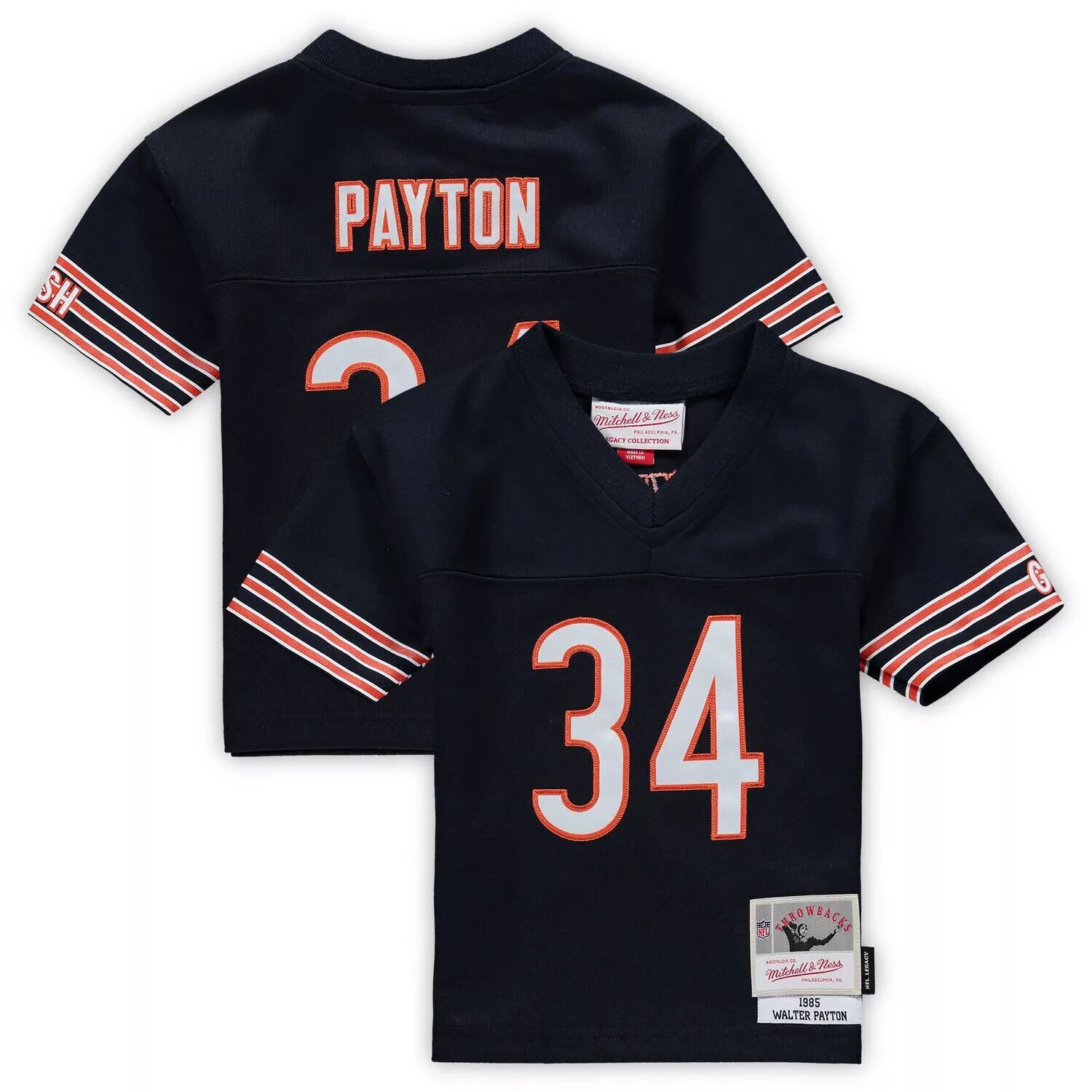 Джерси Infant Mitchell & Ness Walter Payton Navy Chicago Bears 1985 года, вышедшее на пенсию Legacy Unbranded
Джерси Infant Mitchell & Ness Walter Payton Navy Chicago Bears 1985 года, вышедшее на пенсию Legacy Unbranded
