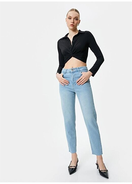 Женские джинсовые брюки цвета индиго с завышенной талией Bootcut Leg 4SAL40104MD Koton, индиго
Женские джинсовые брюки цвета индиго с завышенной талией Bootcut Leg 4SAL40104MD Koton, индиго