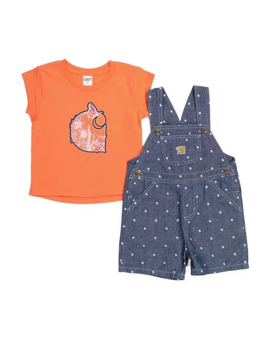 Комплект шорт из шамбре для маленьких девочек из 2 предметов Carhartt, цвет Medium Wash
Комплект шорт из шамбре для маленьких девочек из 2 предметов Carhartt, цвет Medium Wash