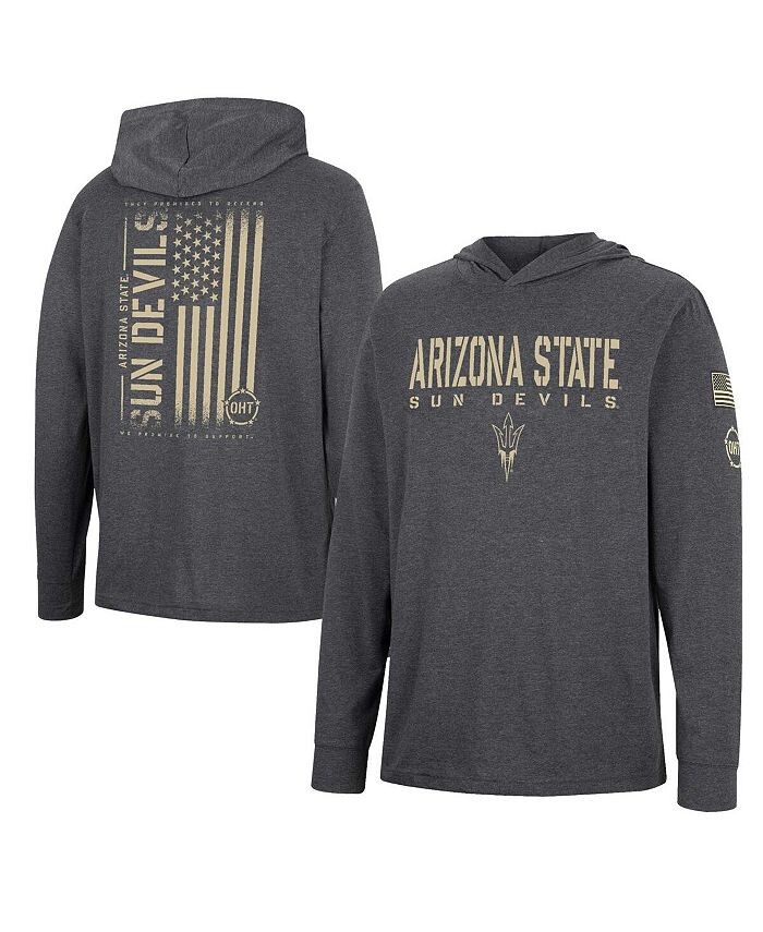 Мужская темно-серая толстовка с длинным рукавом и принтом в военном стиле Arizona State Sun Devils Team OHT Colosseum, серый
Мужская темно-серая толстовка с длинным рукавом и принтом в военном стиле Arizona State Sun Devils Team OHT Colosseum, серый