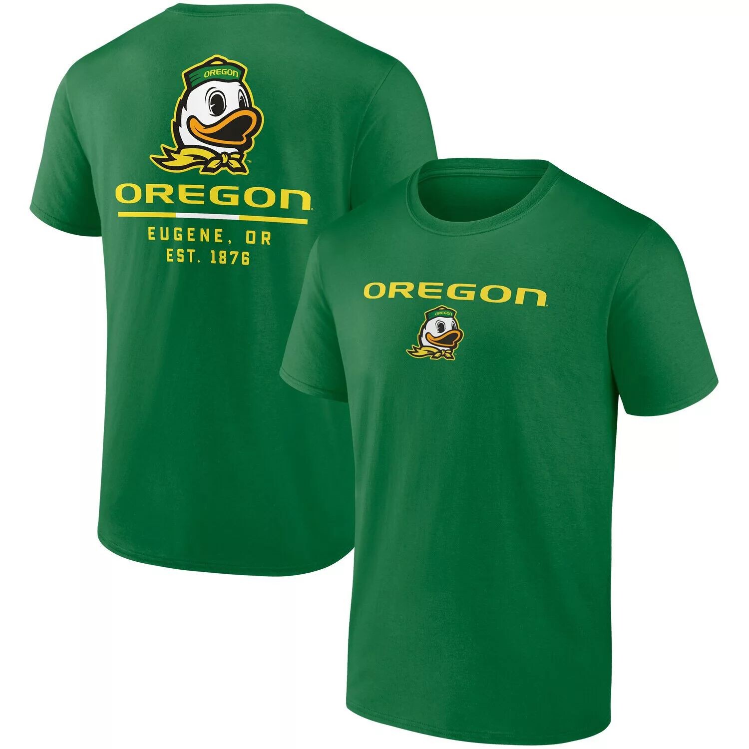 Мужская зеленая футболка с логотипом Oregon Ducks Game Day 2-Hit Fanatics, Зеленый
Мужская зеленая футболка с логотипом Oregon Ducks Game Day 2-Hit Fanatics, Зеленый