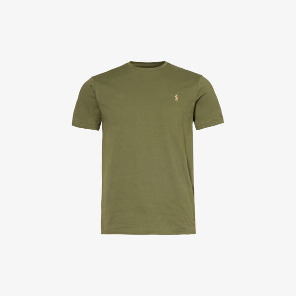Футболка прямого кроя из хлопкового джерси с вышитым логотипом Polo Ralph Lauren, цвет dark sage
Футболка прямого кроя из хлопкового джерси с вышитым логотипом Polo Ralph Lauren, цвет dark sage