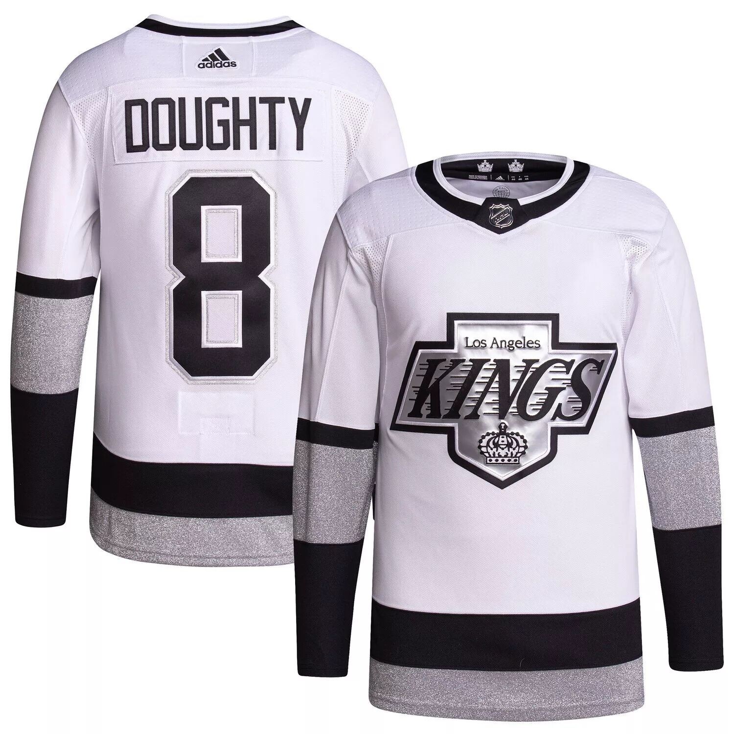 Мужская белая футболка Drew Doughty Los Angeles Kings 2021/22 Alternate Primegreen Authentic Pro Player adidas, Белый
Мужская белая футболка Drew Doughty Los Angeles Kings 2021/22 Alternate Primegreen Authentic Pro Player adidas, Белый