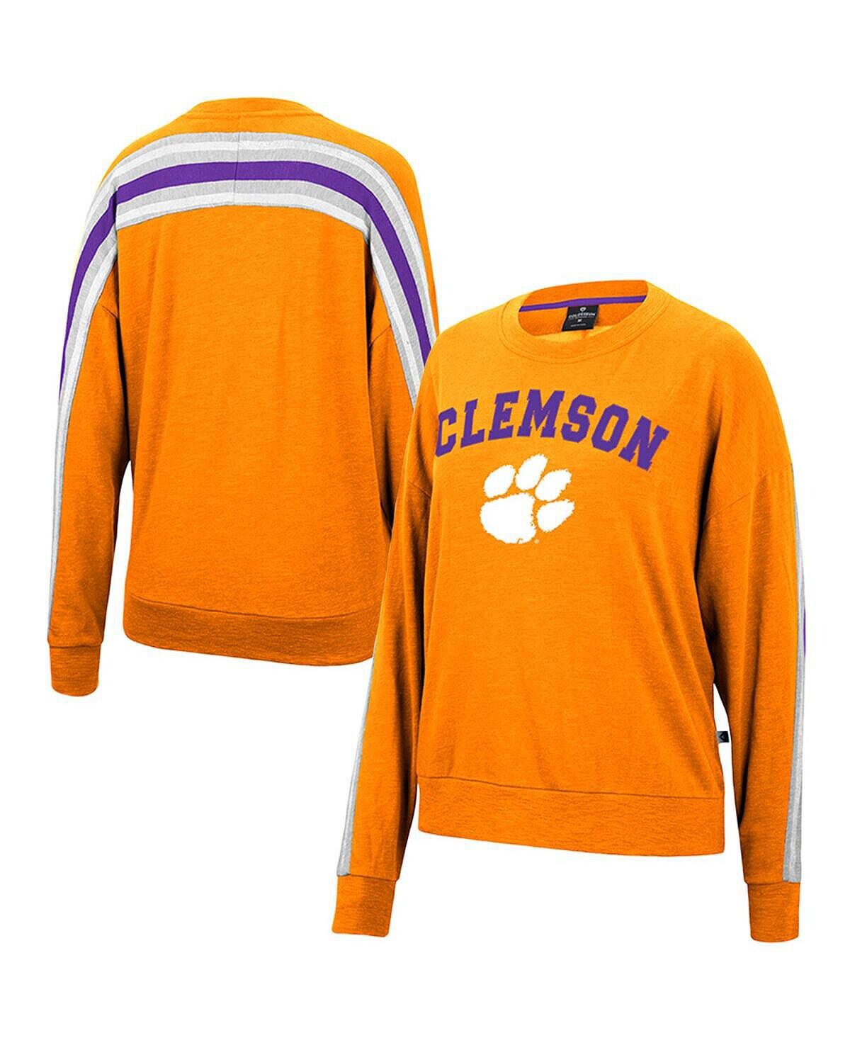 Женский свободный пуловер с принтом оранжевого цвета Clemson Tigers Team Colosseum, Оранжевый
Женский свободный пуловер с принтом оранжевого цвета Clemson Tigers Team Colosseum, Оранжевый